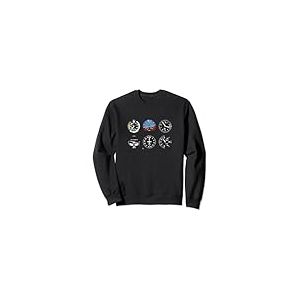 Cockpit Vol Cadrans Pilote Avion Simulateur Sweatshirt