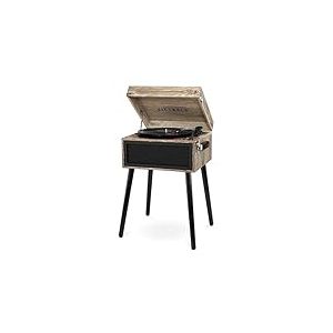 Victrola Liberty &ndash; Platine Vinyle Bluetooth 5-en-1 avec Lecture de Vinyles, Radio FM, Lecture USB, Haut-Parleurs Int&eacute;gr&eacute;s, Utilisable en Support ou Lecteur de Table (Farmhouse Oatmeal)