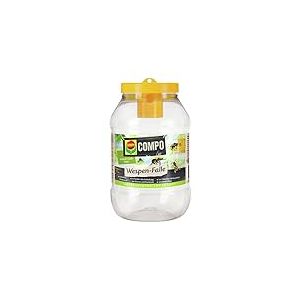 Compo Piège à guêpes, ingrédient Naturel, sans Insecticide, Effet Longue durée jusqu'à 3 semaines, Rechargeable, Spray Anti-guêpes