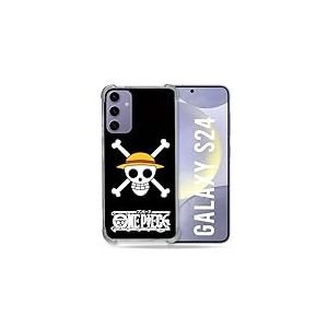 Cokitec Coque Renforcée pour Samsung Galaxy S24 Manga One Piece Tete de Mort