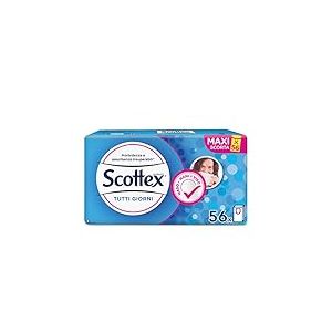Scottex Tous les jours, Mouchoirs en papier, fabriqués en Italie, avec papier certifié FSC, 56 paquets