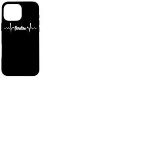Conception de battement de coeur pour un fan de Barcelone ou Coque pour iPhone 16 Pro Max