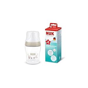 NUK Perfect Match Biberon | 0+ mois | 150 ml | Biberon anti-coliques | PP | Indicateur de contr&ocirc;le de temp&eacute;rature | Singe | Lot de 1