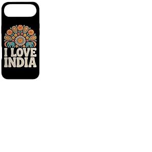 Motif Mandala I Love India Elephants Coque pour iPhone Air