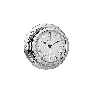 Nauticalia Horloge Fitzroy en Chrome Anti-ternissement 6 cm