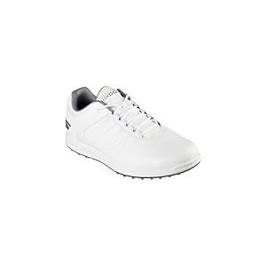 Skechers Chaussures de Golf Pivot sans Crampons pour Homme, Blanc/Gris, 12 Wide