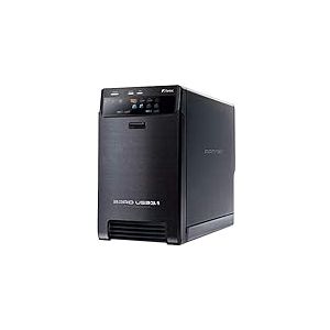 Fantec QB-X2U31R Noir 2 x 3,5 SATA Raid HDD USB 3.1