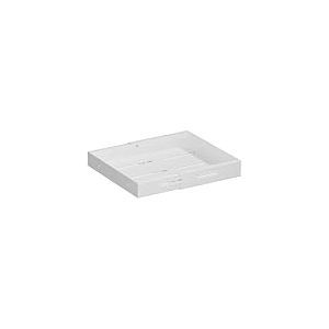 Zstar Tiroir télescopique pour armoire de cuisine, étagère de rangement extensible avec colle, étagère à épices extensible, largeur réglable, 34-50 x 43 x 50 x 50 cm (l x P x H)