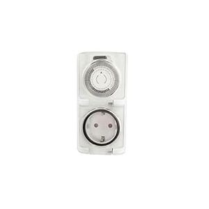Programmateur journalier IP44 16 A 3680 W, minuterie numérique pour contrôle de l'énergie dans Les appareils ménagers et Les systèmes électriques.