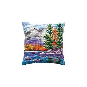 Collection d'Art Kit de broderie au point de croix Motif paysage d'automne
