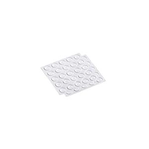 Metafranc Diam&egrave;tre autocollant, transparent, pi&egrave;ces, protection efficace des surfaces sensibles, ensemble de meubles, but&eacute;e d'arr&ecirc;t pour portes d'armoire, tampon antid&eacute;rapant, 645956, blanc, &Oslash; 8 mm