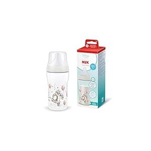 NUK Perfect Match Biberon | 3+ mois | 260 ml | Biberon anti-coliques | PP | Indicateur de contr&ocirc;le de temp&eacute;rature | Disney Tigrou | Lot de 1