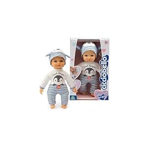 Cicciobello My Love - Poupée Cicciobello de 24 cm de Haut avec Bonnet en Forme de Pingouin, Comprend Une Sucette pour la Naissance, pour Les Enfants à partir de 2 Ans