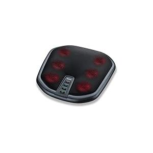 Beurer FM 70 Appareil de massage Shiatsu pour les pieds et le dos, massage bienfaisant avec fonction chaleur activable pour soulager les tensions, matériau agréable, avec arrêt automatique