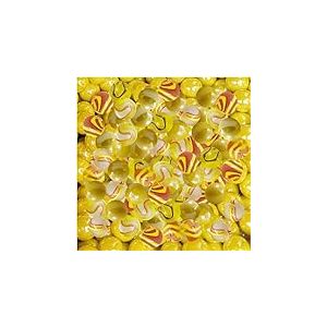 MaRécréation - 30 Billes mélange créatif - Bille en Verre à Collectionner (16 mm, Jaune Bourdon)