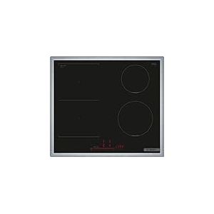 Bosch PVS645HB1E Série 6 Smart Table de cuisson à induction (autosuffisante), largeur 60 cm, combinaison de deux zoos de cuisson, cadre de périmètre, contrôle de la hotte basée sur la plaque de