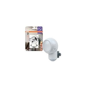 OSRAM Veilleuse LED avec détecteur de mouvement, fonctionne sur piles, blanc chaud 3000K, protection IP43, avec piles et support magnétique