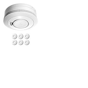 Egg Electronics, D&eacute;tecteur de fum&eacute;e Ei650, dur&eacute;e de 10 Ans, Lot de 6 virtuel, Blanc, Ei650-3G161, 3V