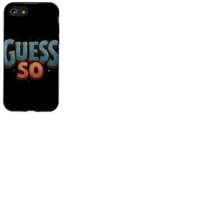 Embl&egrave;me Nice Guess So Speech Coque pour iPhone SE (2020) / 7/8