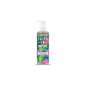 Savon Mains Naturel au Fruit du Dragon Faith In Nature, Revitalisant, Vegan & Cruelty Free, Sans Parabènes & SLES, 400ml