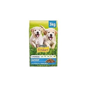 Friskies Purina Vitafit Junior Nourriture pour Chien, Chiot, Junior, bébé au Poulet, 4 Sacs de 3 kg