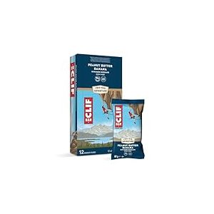 CLIF BAR | Barre &Eacute;nerg&eacute;tique - Barre de Prot&eacute;ine | Peanut Butter Banana Dark Chocolate | Prot&eacute;ines V&eacute;g&eacute;tales | 12 x 68 g