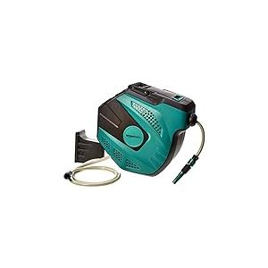 Amazon Basics Enrouleur automatique à fixation murale avec tuyau, 35 m, Vert