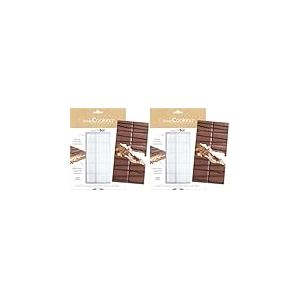 ScrapCooking - Moule Tablette de Chocolat Dubai - Pour Tablettes Fourr&eacute;es - Moule &Eacute;pais Transparent R&eacute;utilisable - Qualit&eacute; Professionnelle - P&acirc;tisserie - 6761 (Lot de 2)