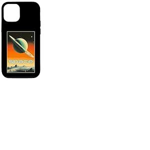 Retro Future American Space Program Inspired SciFi Graphic Coque pour iPhone 12/12 Pro