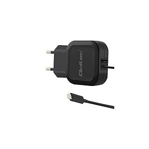 Qoltec Adaptateur CA 17 W – 5 V – 3,4 A – USB + USB TYP C