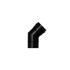 Wolfpack 22013100 – Coude vitrifié pour poêle à pellets ø 80 mm, 45 °)