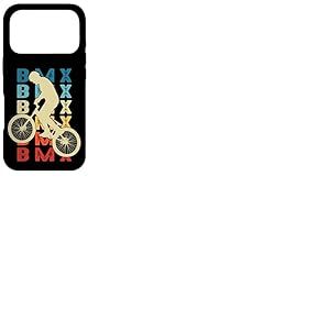 BMX Vélo Velo Cycliste Cyclisme Enfant garçon Retro Coque pour iPhone 17 Pro