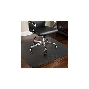 COSYLAND Grand Tapis de Sol Bureau en PVC Noir 120 x 150 cm, Tapis Antid&eacute;rapant pour Sols Durs et Parquet