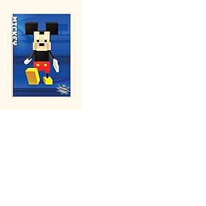 Crossy Road (Mickey) 30 x 40 cm Montée d'impression