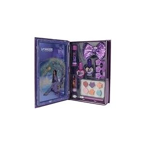 Lip Smacker Wish Book Tin, Livre de Beauté Inspiré des Souhaits Disney avec Rouges à Lèvres, Crèmes, Vernis à Ongles et Accessoires de Beauté pour le Look de Princesse de vos Enfants