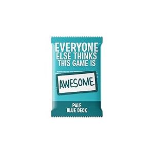 Everyone Else Thinks This Game is Awesome! Pale Blue Deck Expansion | from Pan-Universal Galactic Worldwide & Cryptozoic | Features 100 Extra Space Facts | Trivia Game for 2-8 Players | 14+ | English
