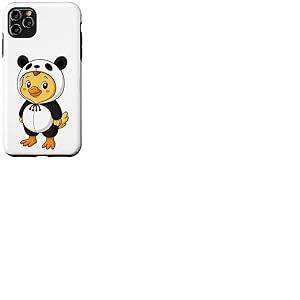 Costume Kawaii Poulet en Panda pour Filles et Enfants Amateurs de Poulet Coque pour iPhone 11 Pro Max