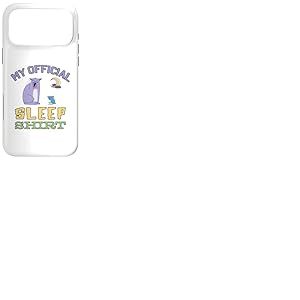 Pyjama de Nuit Femme et Hommes Chat Sleep Shirt de Nuit Coque pour iPhone 17 Pro Max