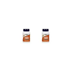 NOW Acidophilus et Bifidus, 8 Milliards, 60 Capsules Végétales (Lot de 2)