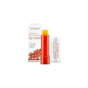 SYLVECO Baume a Levre 4.6g - Baume à Lèvres - Baume a Levre Hydratant Pour Femmes et Hommes - Baume Levre aux Ingrédients Naturels - Stick à Lèvres Avec de la Cannelle et de L'argousier Commun