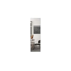 Delma Lot de 4 Carreaux de Miroir muraux en Verre Pleine Longueur, 35,6 x 30,5 x 30,5 cm, Carreaux de Miroir intégral sans Cadre pour Chambre à Coucher, Miroir Pleine Longueur, Fixation Murale pour