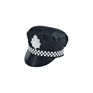 Bristol Novelty- Casquette de Policier, Unisex Adult, BH118, Multicolore, Taille Unique Halloween