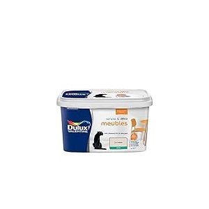 Dulux Valentine Simple & Déco Peinture intérieure de Rénovation - Pour vos meubles en bois, mélaminé, PVC, métal peint - Couleur : Lin Ivoire Satin - 2L - 5330465