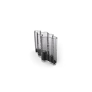 Cooee Design Gry Vase Large en Verre fumé Couleur cendré 24 cm
