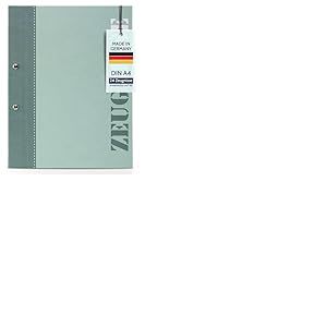 goldbuch 36115 Porte-Documents Bicolore avec Fermeture à vis et 12 Poches Transparentes Vert Format A4 24 x 31 x 1,5 cm