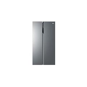 Haier - R&eacute;frig&eacute;rateur Am&eacute;ricain - 2 Portes - Classe &Eacute;nerg&eacute;tique E - Technologie Total No Frost Multi Air Flow - Inox - 337L + 191L (Cong&eacute;lateur) - 177,5 x 90,8 x 64,7 cm - Mod&egrave;le HSR3918ENPG