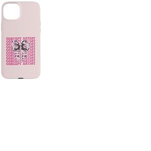 Concept Artiste Art Ordinateur Portable Fille Coquette Bow Ruban Rose Coque pour iPhone 15 Plus