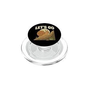 Let's Go Determined Escargot Climbing PopSockets PopGrip pour MagSafe