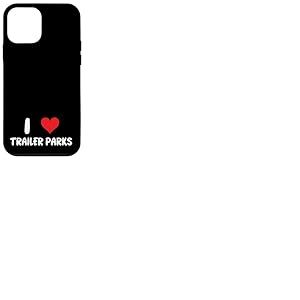 I Love Trailer Parks - Remorque Maison Simple Large Double Large Coque pour iPhone 12 Mini