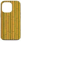 Style De Motif en Bambou Naturel Coque pour iPhone 13 Pro